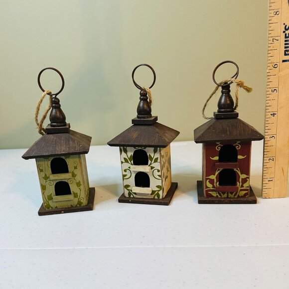 Southern Living at Home Wood Bird Houses Decoration Trio Card Picture Holder - Picture 3 of 10